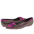 Schutz 26701015 Chumbo/Fuschia Suede