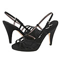 Nina Liam-LS Black Luster Satin
