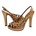 Nina Strappy-ML Bronze Foil Kid(Size 9.5 M)