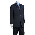 Luca Bertoni Men's Navy Pinstripe Suit