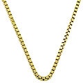 14k Yellow Gold 18-inch Box Necklace