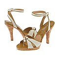 MICHAEL Michael Kors Tied Up Ankle Strap Vanilla(Size 9.5 M)