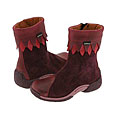 Petit 11528 (Toddler/Youth) Burgandy leather/Suede Combo Patent Trim(Hider Prune)
