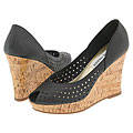 Steve Madden Visible Black Leather
