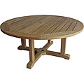 Solid Teak Round Coffee Table