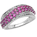 Sterling Silver Ruby Ring (Size 7)