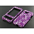 Purple Flowers Cell Phone Case for HTC T-Mobile G1 Google Phones