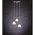 Brushed Nickel 3-light Mini Pendant
