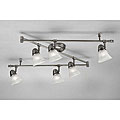 Antique Pewter 6-light Flush Rail