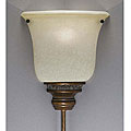Corner Pin-up Plug-in Golden Bronze Lamp