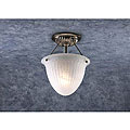 Brushed Nickel 1-light Flush Mount Fixture 