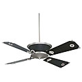 Kioki 3-light Satin Nickel 4-blade Ceiling Fan