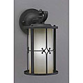 Antique Black 1-light Small Outdoor Wall Fixture