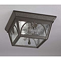 Bronze Finish 1-light Outdoor Flush Mount Fixture