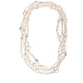 Cultured White Freshwater Pearl Endless Necklace (5-11 mm)