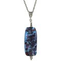 Genuine Murano Glass Purple Lava Stick Necklace