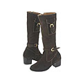 A Line Kids 12-8009 (Toddler/Youth) Brown Suede