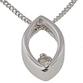 Michael Valitutti 14k White Gold Diamond Necklace