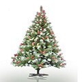 Decorated 8.5-foot Artificial Christmas Tree