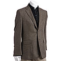 Radley Men's 2-button Brown Mini Plaid Blazer