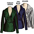 Eye Women's Long-sleeve Taffeta Silk Shirt