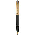 Parker 100 Smoke Bronze Gold Trim Rollerball Pen