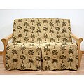 Full-size Desert Palm Skirted Futon Slipcover 