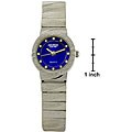 Helbros Women's Diamond Blue Dial Watch
