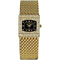 Helbros Women's EXL Crystal Goldtone Watch