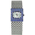 Helbros Women's EXL Blue Crystal Watch