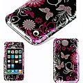 iPhone 3G Pink Butterfly Design Case