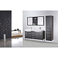 Vetta Solid Oak Double Sink Bathroom Vanity Set