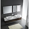 Vistoso Double Sink Bathroom Vanity Set