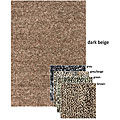 Hand-woven Bella Wool Rug (5' x 7'6)