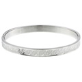 Stainless Steel Wave Bangle