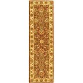 Hand-tufted Heritage Kerman Brown/ Ivory Wool Rug (2'3 x 14')