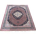 Sino Tabriz Navy/ Green Rug (9' x 12')