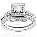 14k Gold 1 1/4ct TDW Diamond Bridal Ring Set (H-I, I1-I2)