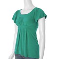 Edge Brand Flair Short-sleeve Empire Top