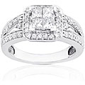 14k Gold 1ct TDW Quad Princess Diamond Ring