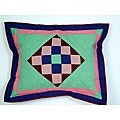 Amish Chain Standard Pillow Sham Set 