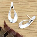 Sterling Silver Solitude Drop Earrings (Mexico)
