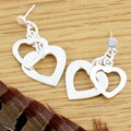 Sterling Silver 'Heart To Heart' Earrings (Mexico)