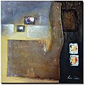 'Contemporary Stitching' Hand-painted Canvas