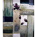 'Purple Petals' Canvas Art