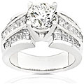 18k Gold 2 5/8ct TDW Round Diamond Ring (I, SI3-I1)