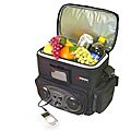 Car Sport Fridge with 10-liter Capacity and AM/FM Radio