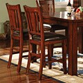 Americana Dark Oak Pub Stool (Set of 2)
