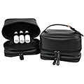 Royce Leather Women's Cosmetic Travel Case