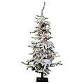 Snow Alpine 5-foot Pre-lit Christmas Tree